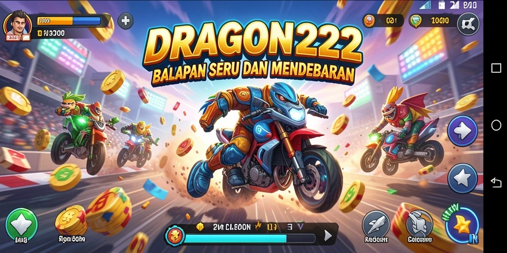 Gameplay balapan seru dengan grafis yang menakjubkan.