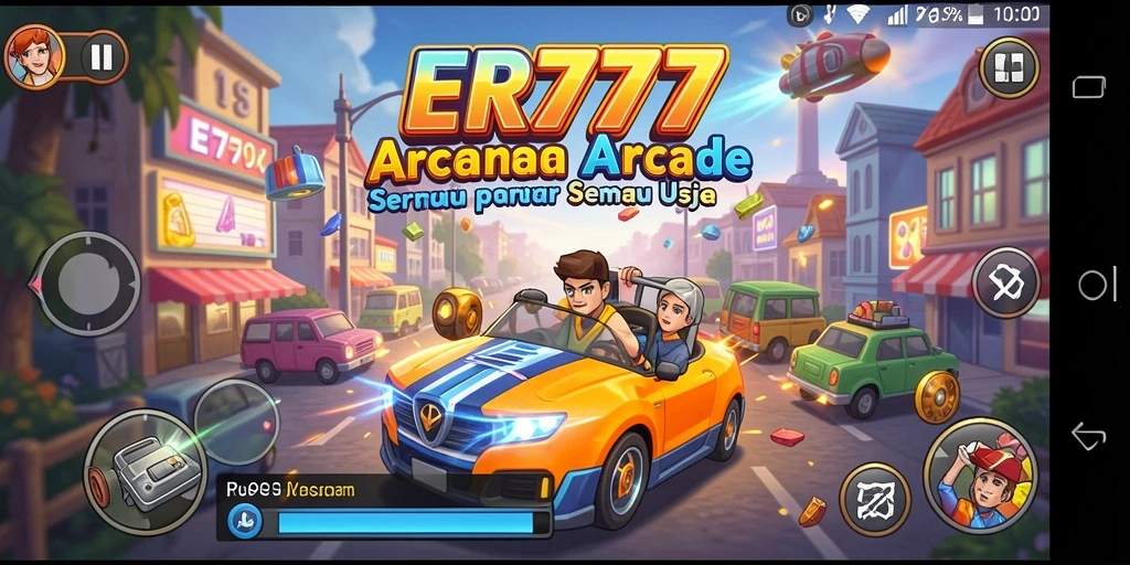 Tampilan gameplay seru dan menantang di ER777.