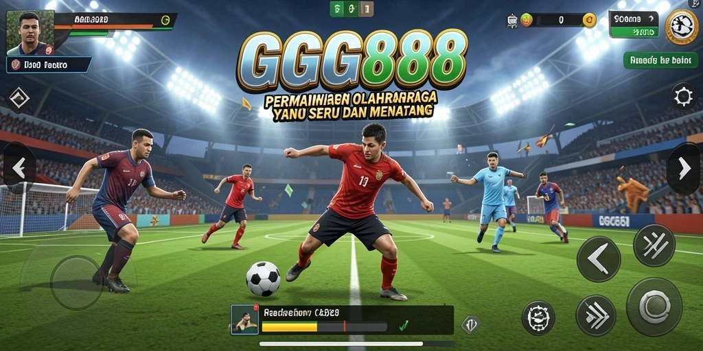 Tampilan gameplay GGG888 yang seru dan interaktif dalam olahraga.