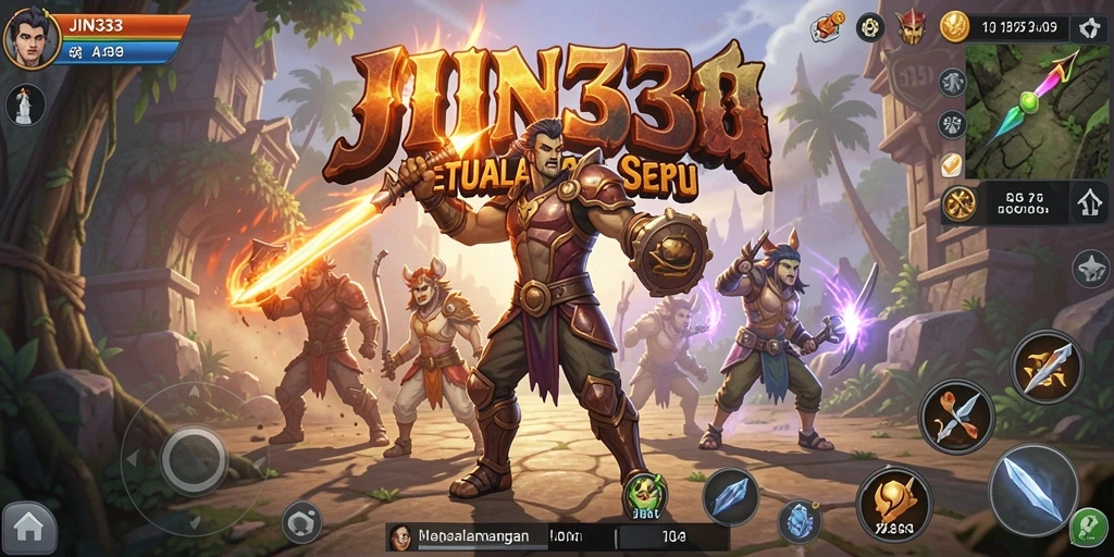 Tampilan gameplay menakjubkan dari game petualangan JIN33.