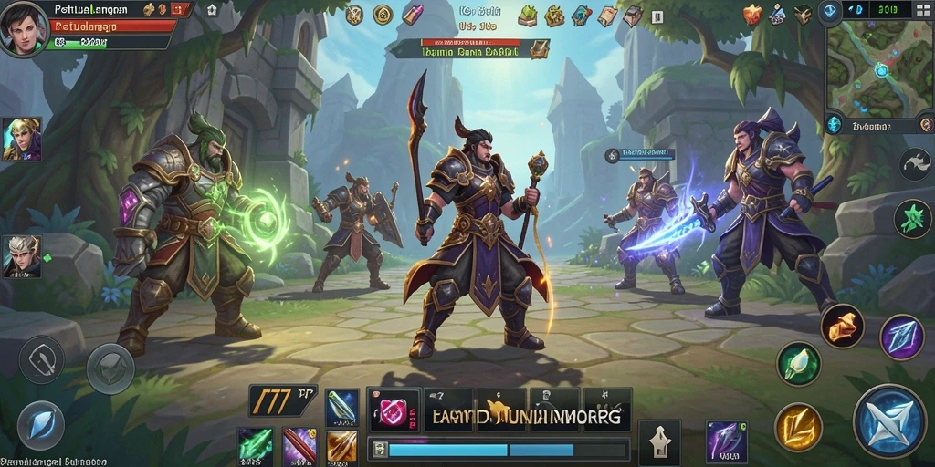 Tampilan gameplay L777 yang memukau dalam dunia MMORPG.
