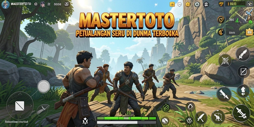 Gameplay seru di dunia terbuka MASTERTOTO dengan pemandangan menawan.