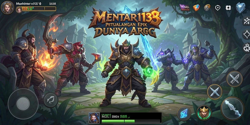 Tangkapan layar gameplay MENTARI138 yang penuh aksi ARPG.