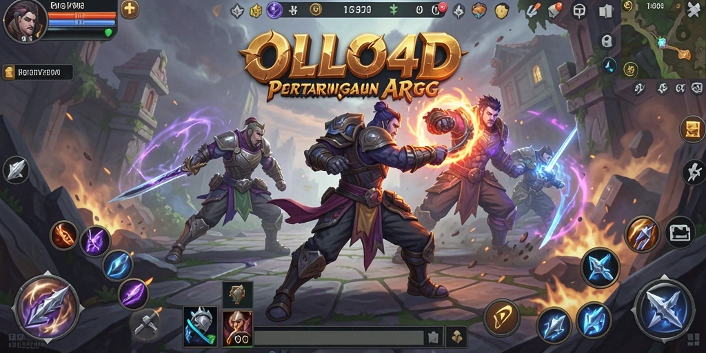 Tampilan gameplay seru dari OLLO4D yang penuh aksi.