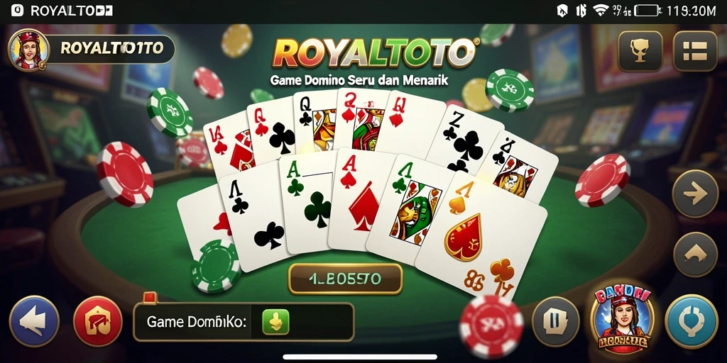 Tampilan gameplay seru dalam ROYALTOTO yang membuat ketagihan.