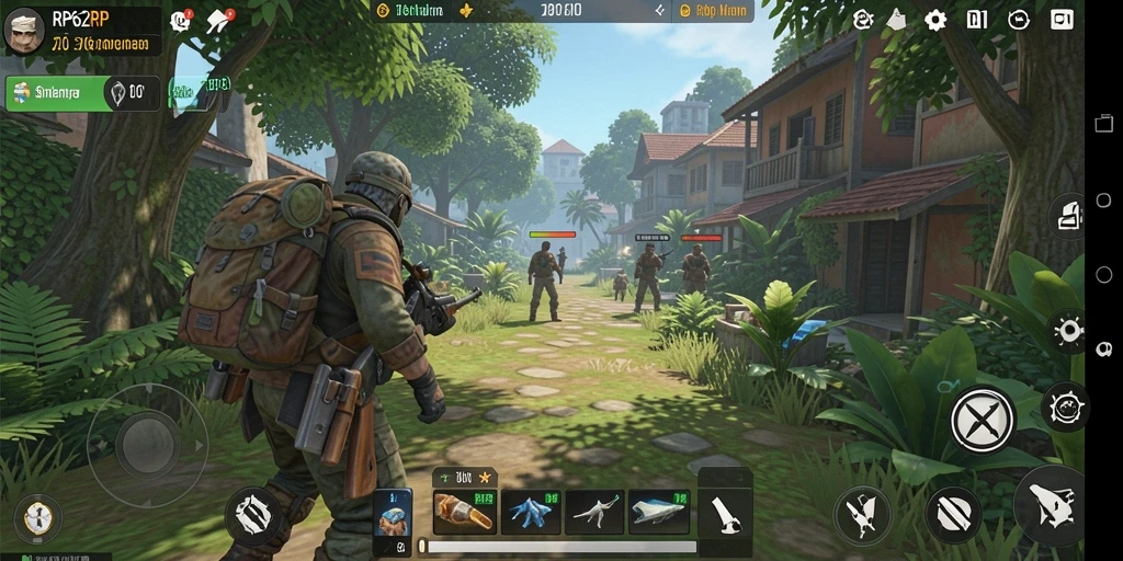 Tampilan gameplay RP62RP yang menarik dan penuh warna dalam simulasi kehidupan.