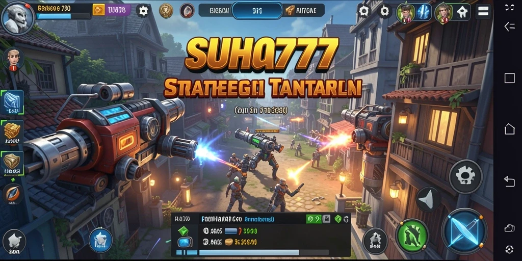 Screenshot gameplay <strong>SUHU777</strong> menunjukkan pertarungan strategis yang intens dan kolaboratif.