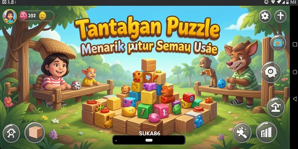 Tangkapan layar gameplay SUKA86 menampilkan tantangan teka-teki yang menarik.