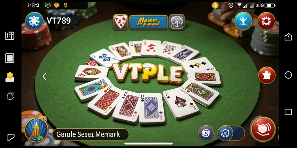 Tampilan menarik dari gameplay Gaple yang penuh strategi.